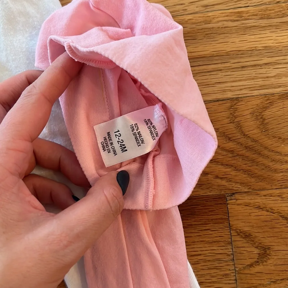 5/$25 12 month diaper covers and tights